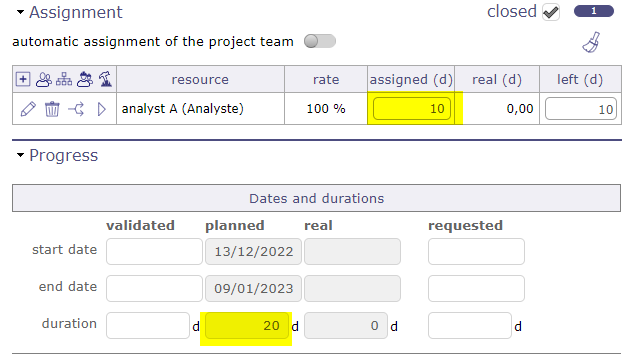 Planning elements — ProjeQtOr User guide 12.2 documentation